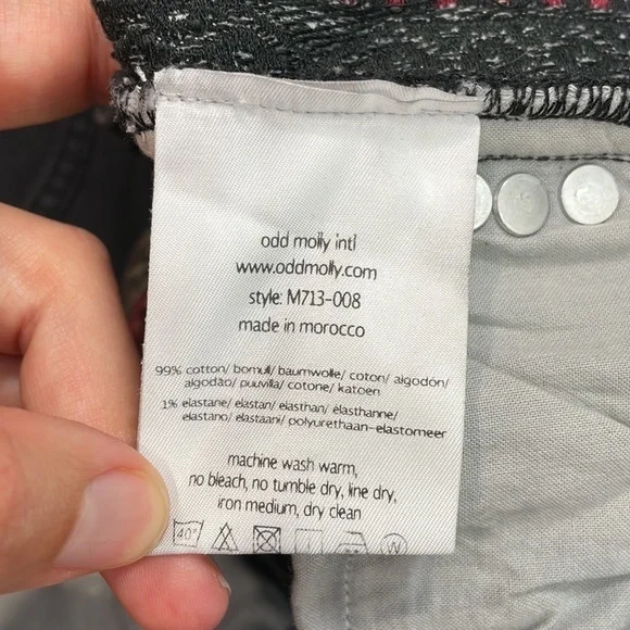 ANTHROPOLOGIE Odd Molly Embroidered Skinny Jeans - Picture 14 of 14